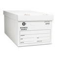 thumbnail image 1 of Business Source, BSN26752, Lift-off Lid Light Duty Storage Box, 12 / Carton, White, 1 of 5