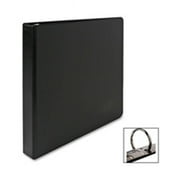 Business Source BSN28523 Round Ring Binder- 1in. Capacity- 8-.50in.x5-.50in.- Black