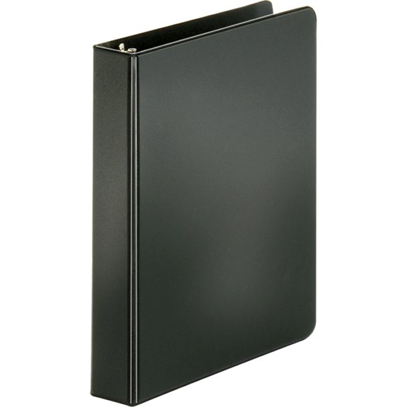 Business Source, BSN28523BD, Basic Round Ring Binders, 4 / Bundle, Black
