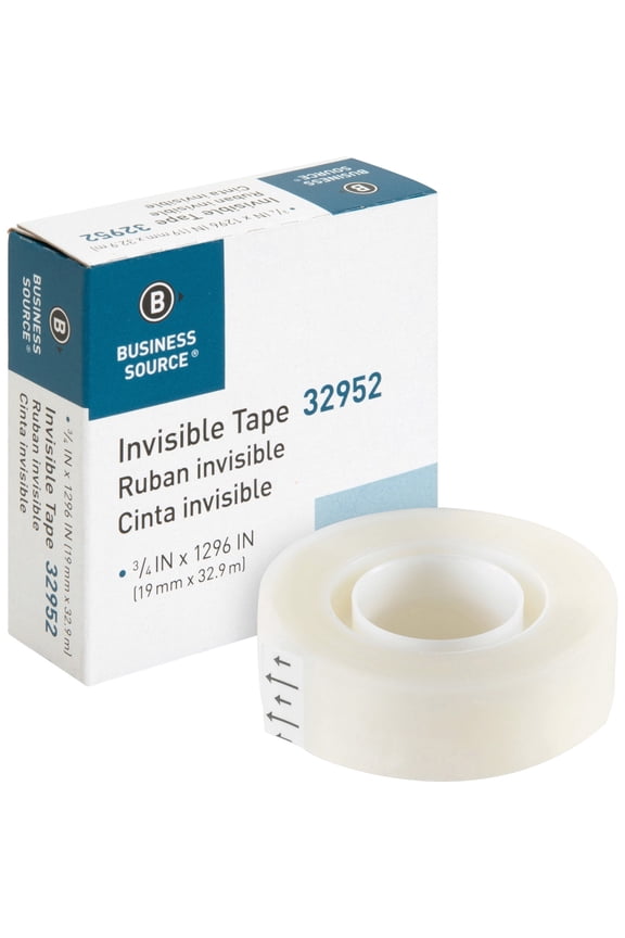 , BSN32952, Invisible Tape Dispenser Refill Roll, 1 / Roll, Clear