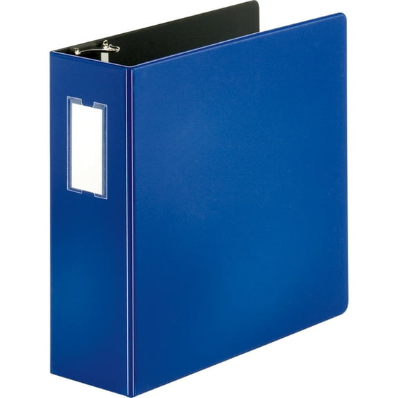 Business Source, BSN33119, Slanted D-ring Binders, 1 Each, Blue