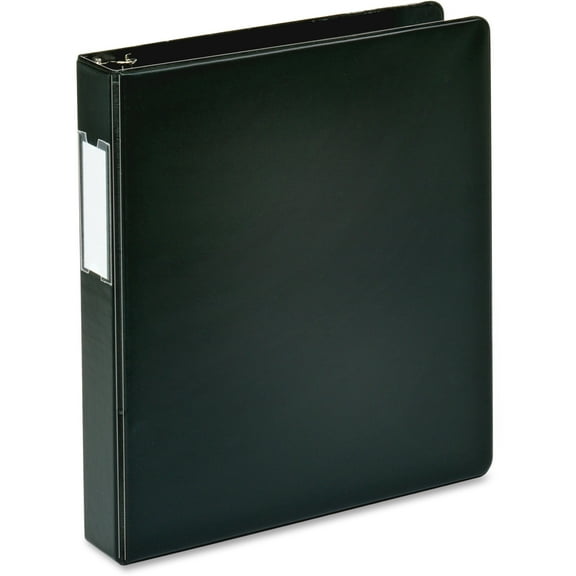 Business Source, BSN33125, 1.5" D-Ring Binder, 1 Each, Black