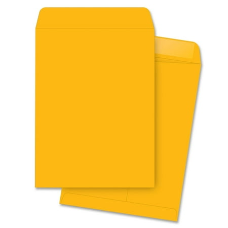 Business Source, BSN42099, Durable Kraft Catalog Envelopes, 500 / Box, Kraft