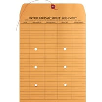 Business Source, BSN42255, 2-sided Inter-Department Envelopes, 100 / Box, Kraft