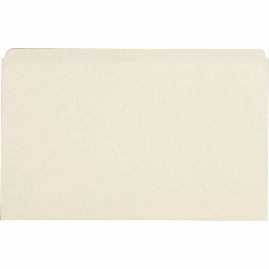 Business Source, BSN43566, Straight Cut 1-ply Legal-size File Folders, 100 / Box, Manila