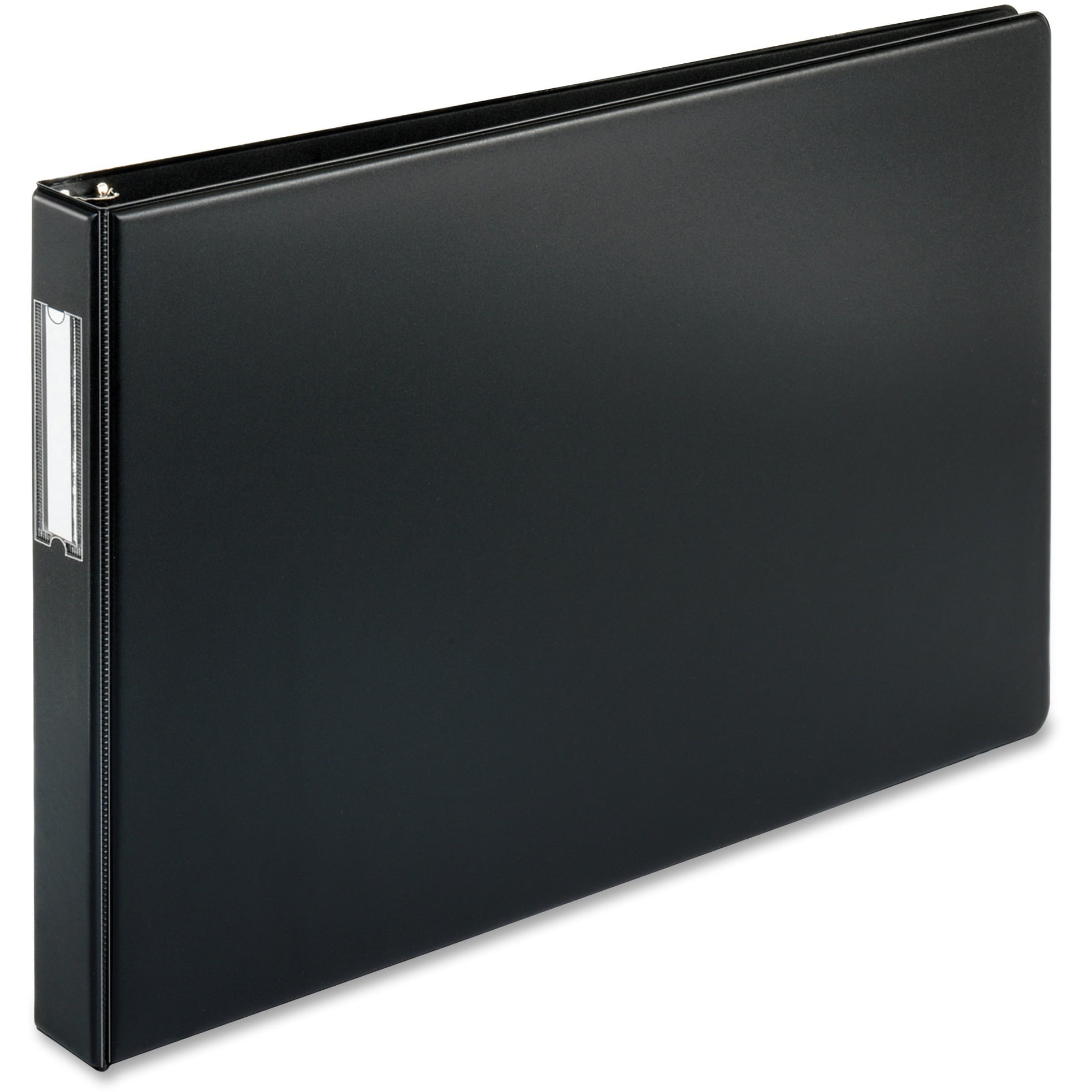Business Source, BSN44100, Tabloid-size Round Ring Reference Binder, 1 Each, Black