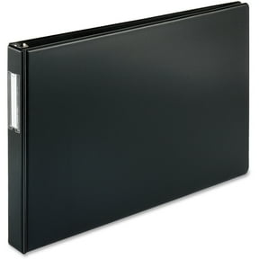 Business Source, BSN44100, Tabloid-size Round Ring Reference Binder, 1 Each, Black