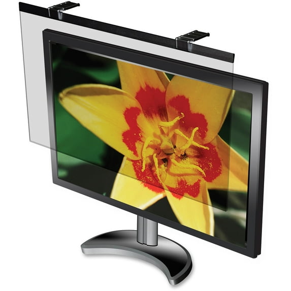 Business Source, BSN59021, Wide-screen LCD Anti-glare Filter, 1, Black
