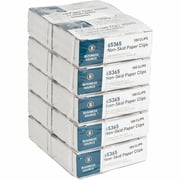 Business Source, BSN65365, Non-Skid Paper Clips, 1000 / Pack, Silver