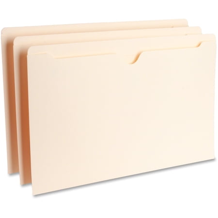 Business Source, BSN65800, Manila Flat File Pockets, 100 / Box, Manila