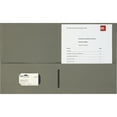 thumbnail image 1 of Business Source, BSN78553, 8-1/2x11 Double Pocket Portfolio, 25 / Box, Gray, 1 of 6