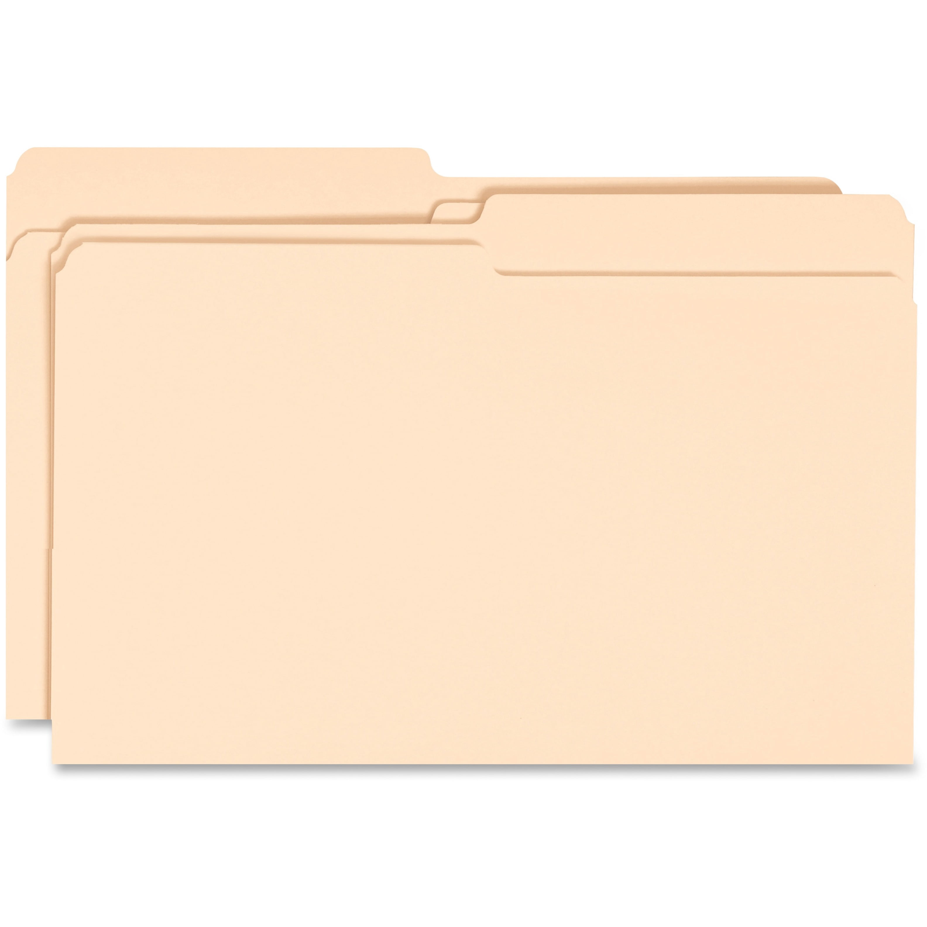 Business Source, BSN99718, 1/2-cut Tab Legal Manila File Folders, 100 ...