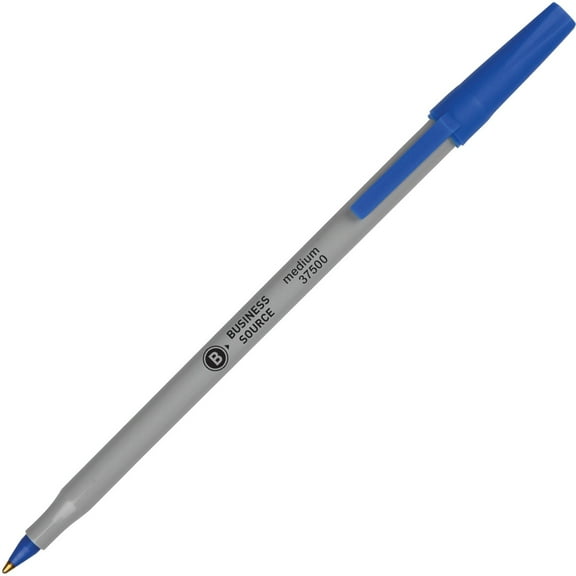 Business Source, BSN37532, Bulk Pack Ballpoint Stick Pens, 60 / Box