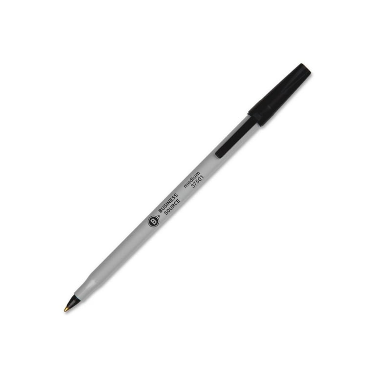 Business Source Bulk Pack Ballpoint Stick Pens