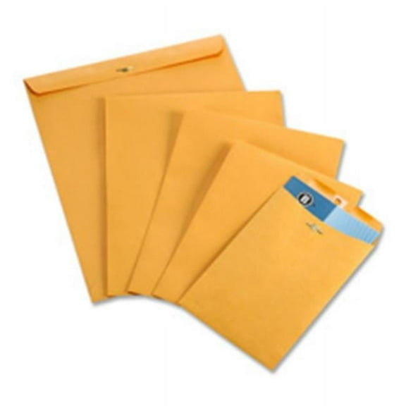 Business Source  Clasp Envelopes- 28 lb.- 10in.x15in.- Brown Kraft