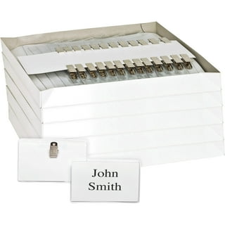 Business Source Clip Holder Style Badge Kit - 250 / Bundle - Clear Business Source Clip Holder Style Badge Kit - 250 / Bundle - Clear