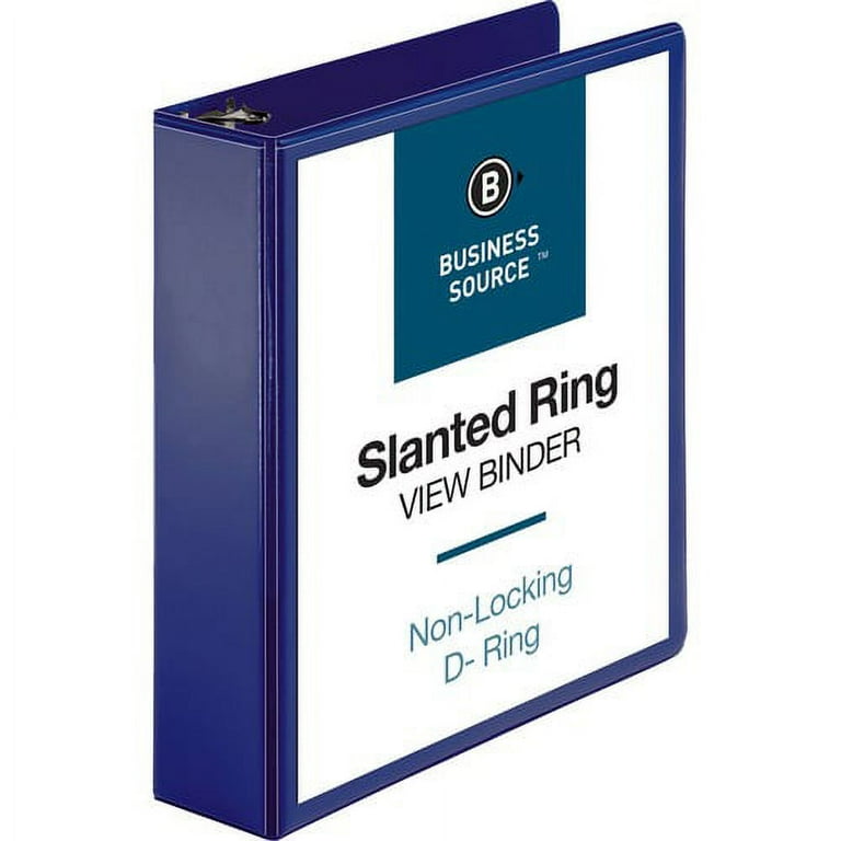 Business Source D-Ring View Binder - 1 Business Source D-Ring View Binder - 1