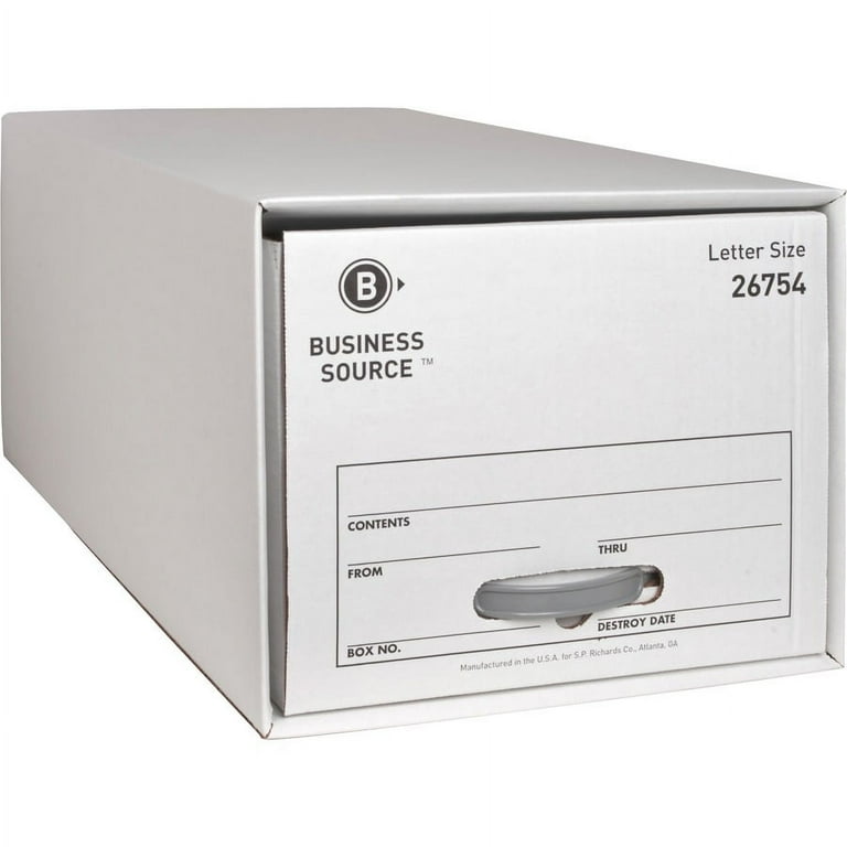 Business Source Drawer Storage Boxes - External Dimensions: 12.5 Business Source Drawer Storage Boxes - External Dimensions: 12.5