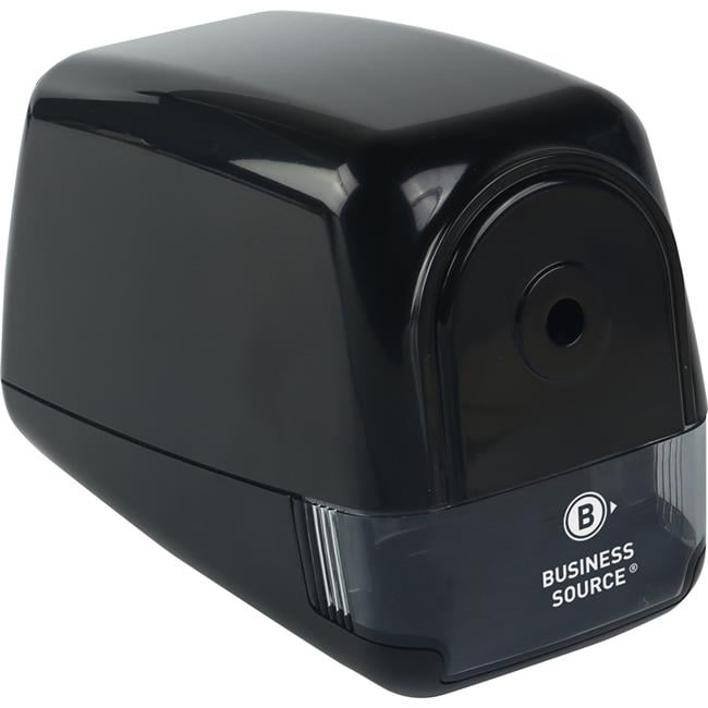 Business Source  Electric Pencil Sharpener, Black