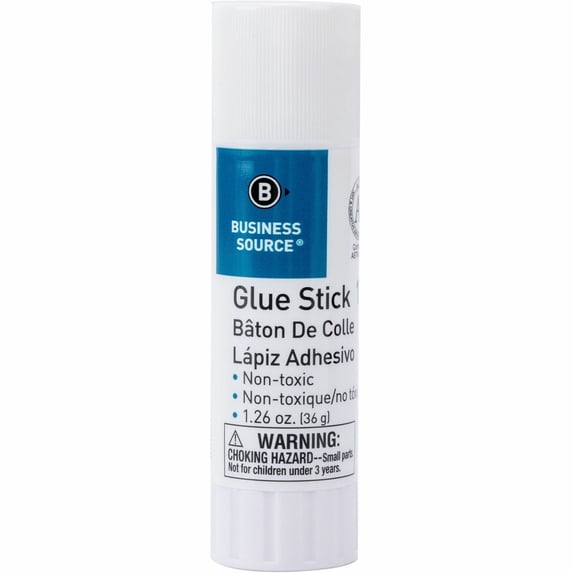 Business Source, BSN15788, Glue Stick, 1 Each, White