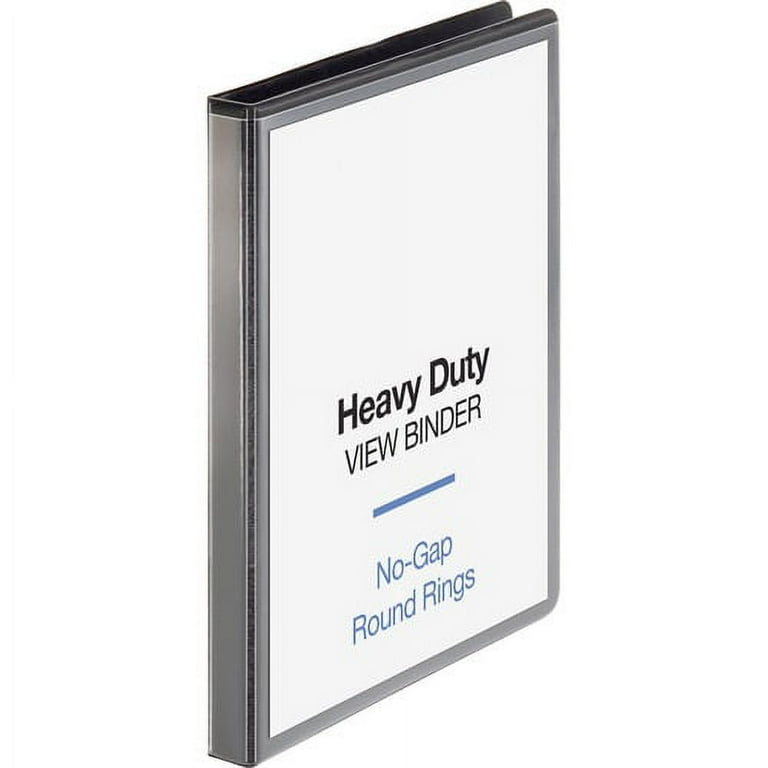 Business Source Round-ring View Binder - 1/2 Business Source Round-ring View Binder - 1/2