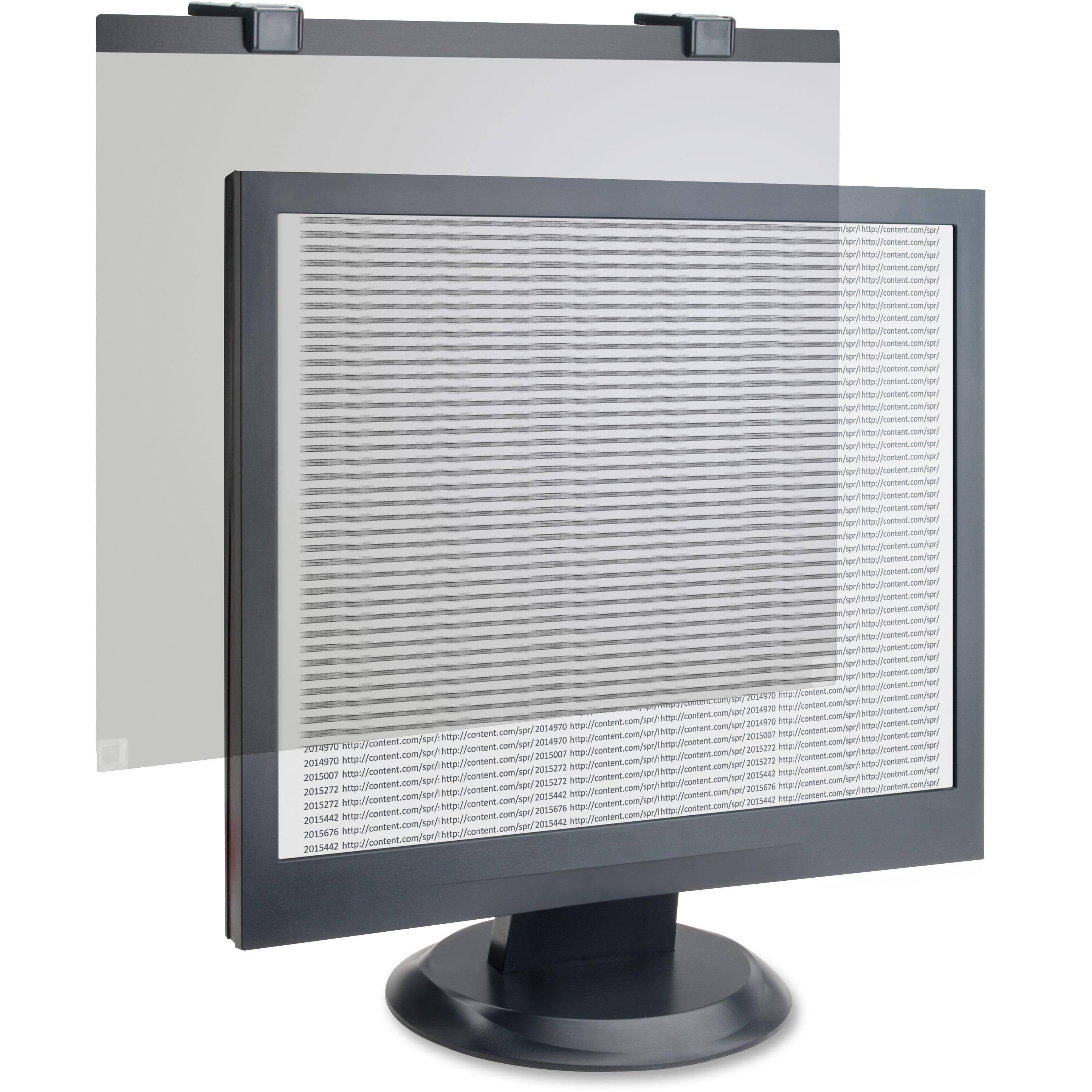 Business Source LCD Privacy/Antiglare Filter Black - For 17 Business Source LCD Privacy/Antiglare Filter Black - For 17