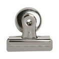 thumbnail image 1 of Business Source Magnetic Grip Clips No. 2 - 2.3" Width - for Paper - Magnetic Backing, Heavy Duty - 1Each - Silver - Nickel Plated Steel, 1 of 2