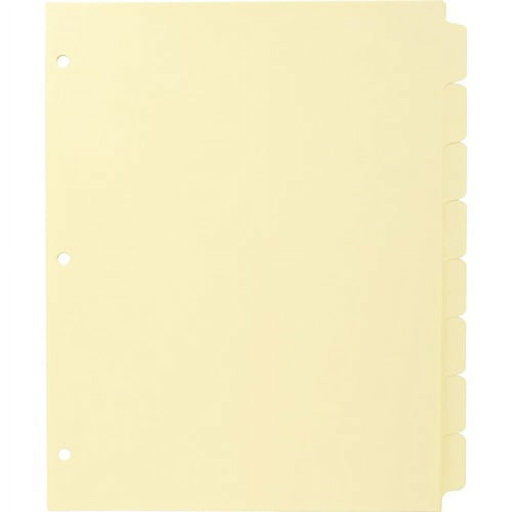 Business Source Mylar-reinforced Plain Tab Indexes - 5 Write-on Tab(s) - 8.5 Business Source Mylar-reinforced Plain Tab Indexes - 5 Write-on Tab(s) - 8.5