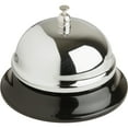 thumbnail image 1 of Business Source Nickel Plated Call Bell Nickel Plated - , Chromed - Steel - Silver, Black Color, 1 of 4