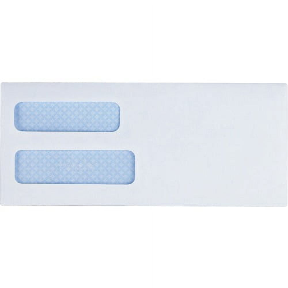 Business Source No. 8-5/8 Business Check Envelopes - Double Window - #8 5/8 - 8 5/8 Business Source No. 8-5/8 Business Check Envelopes - Double Window - #8 5/8 - 8 5/8