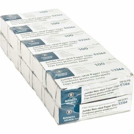 Business Source Nonskid Paper Clips