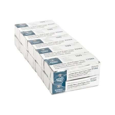 Business Source Nonskid Paper Clips