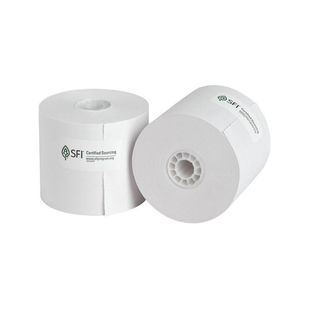 Business Source Paper Roll Single Ply Bond 2-1/4"x126' 100RL/CT WE 31821