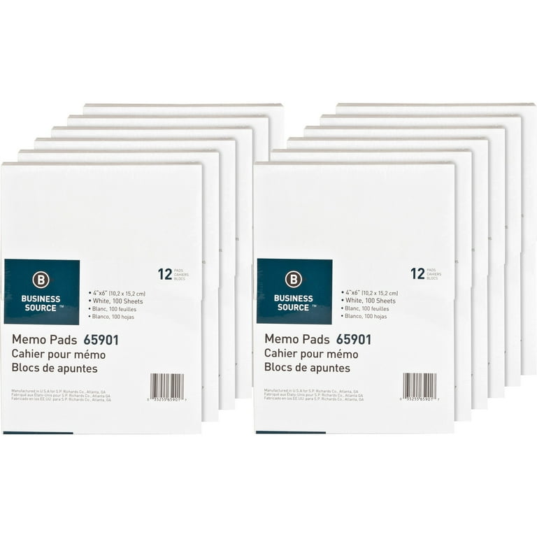 Memo Pad, Randomly Assorted Cover Color, Narrow Rule, 75 White 3 x 5 Sheets, 72/Carton, Ships in 4-6 Business Days Memo Pad, Randomly Assorted Cover Color, Narrow Rule, 75 White 3 x 5 Sheets, 72/Carton, Ships in 4-6 Business Days