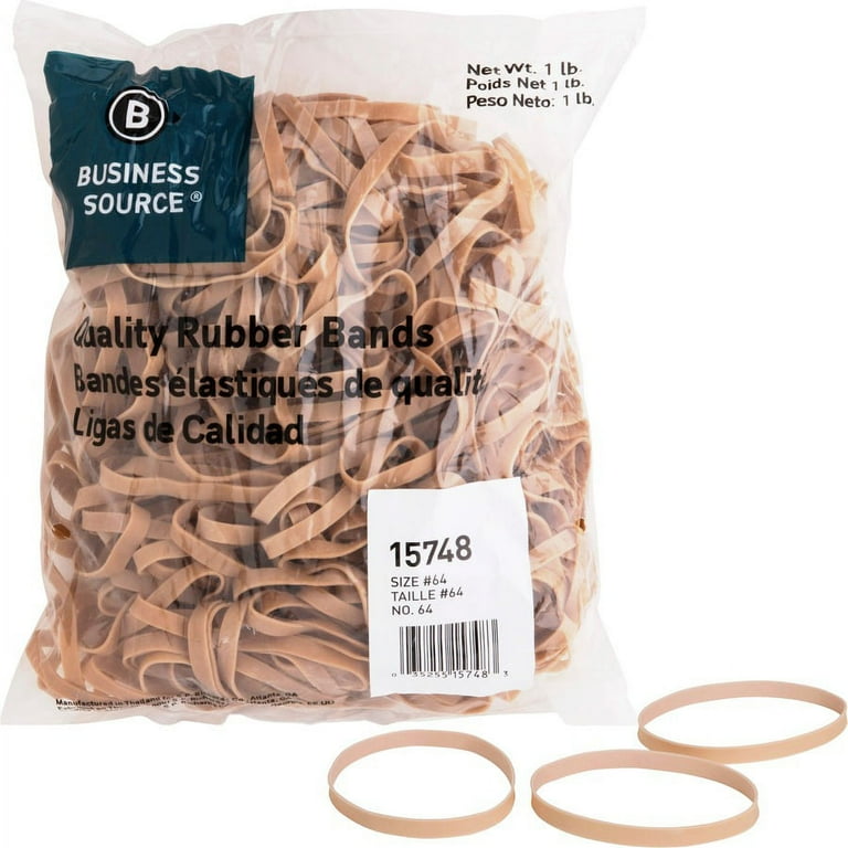 Business Source Quality Rubber Bands - Size: #64 - 3.3 Business Source Quality Rubber Bands - Size: #64 - 3.3