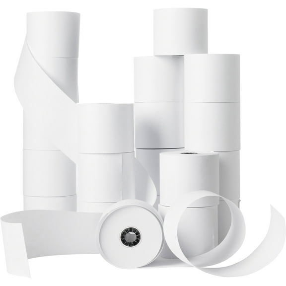 Business Source Receipt Paper, White, 100 / Carton (Quantity)