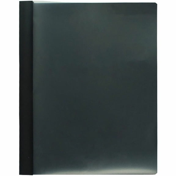 Business Source, BSN78512, Clear Front Bonded Report Covers, 25 / Box, Black