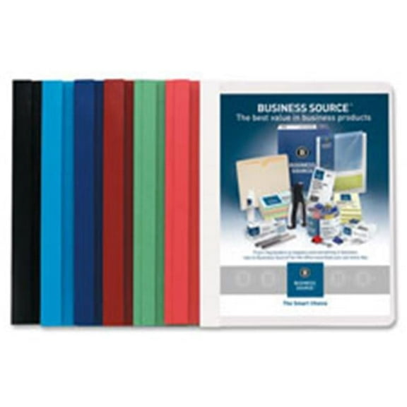 Business Source Report Covers- Clear Front- .5 in. Cap- 8.5 in. x 11 in.- 25-BX- BK