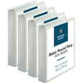 thumbnail image 1 of Business Source Round Ring View Binder - 1 1/2" Binder Capacity - Letter - 8 1/2" X 11" Sheet Size - 350 Sheet Capacity - Round Ring Fastener(s) - 2 Internal Pocket(s) - Chipboard, Polypropylene -, 1 of 14
