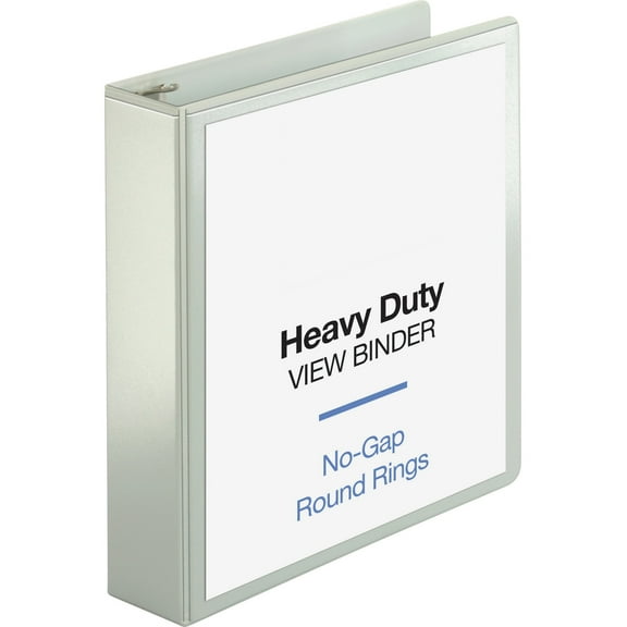 Business Source Round-ring View Binder - 2" Binder Capacity - Letter - 8 1/2" x 11" Sheet Size - 475 Sheet Capacity - Round Ring Fastener(s) - 2 Internal Pocket(s) - Polypropylene, | Bundle of 5