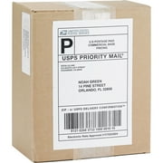 Business Source Shipping Labels- 5.50" x 8.50" Length - White- 200 / Box