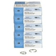 thumbnail image 1 of Business Source Standard Book Rings 1" Diameter - Silver - Nickel Plated - 500 / Bundle, 1 of 7