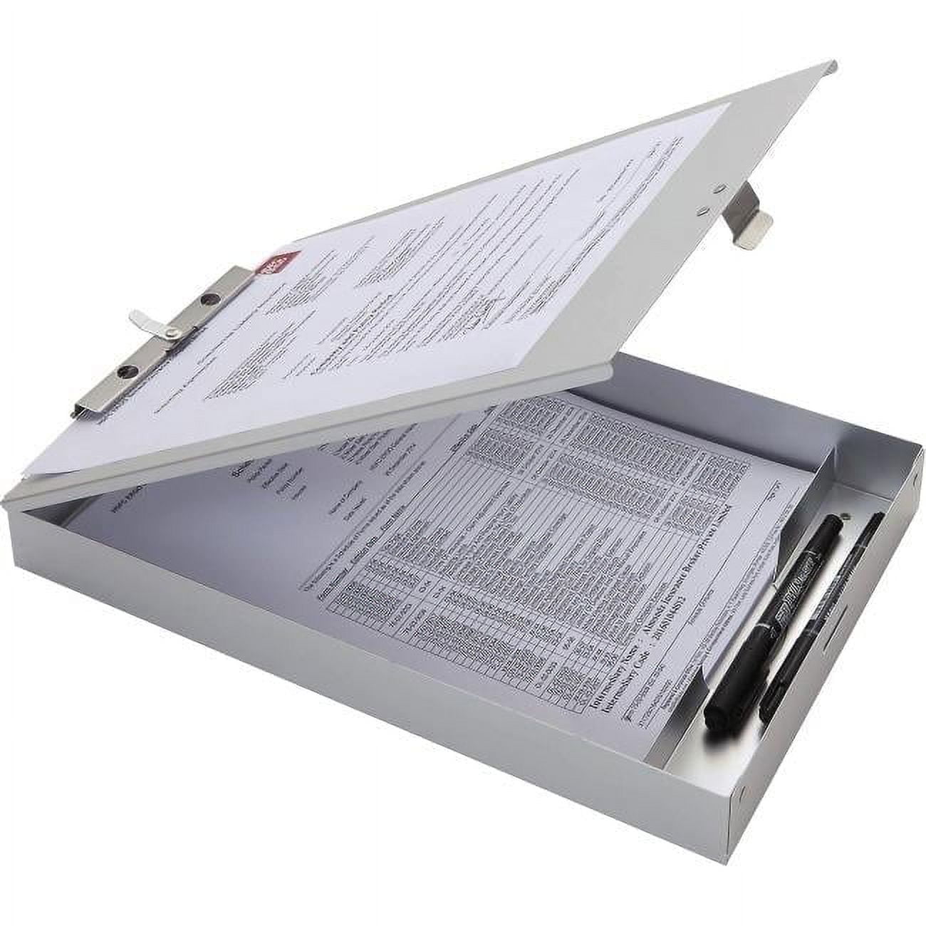 Business Source  Storage Clipboard - Sliver - 1.5 x 9.2 x 14 in.