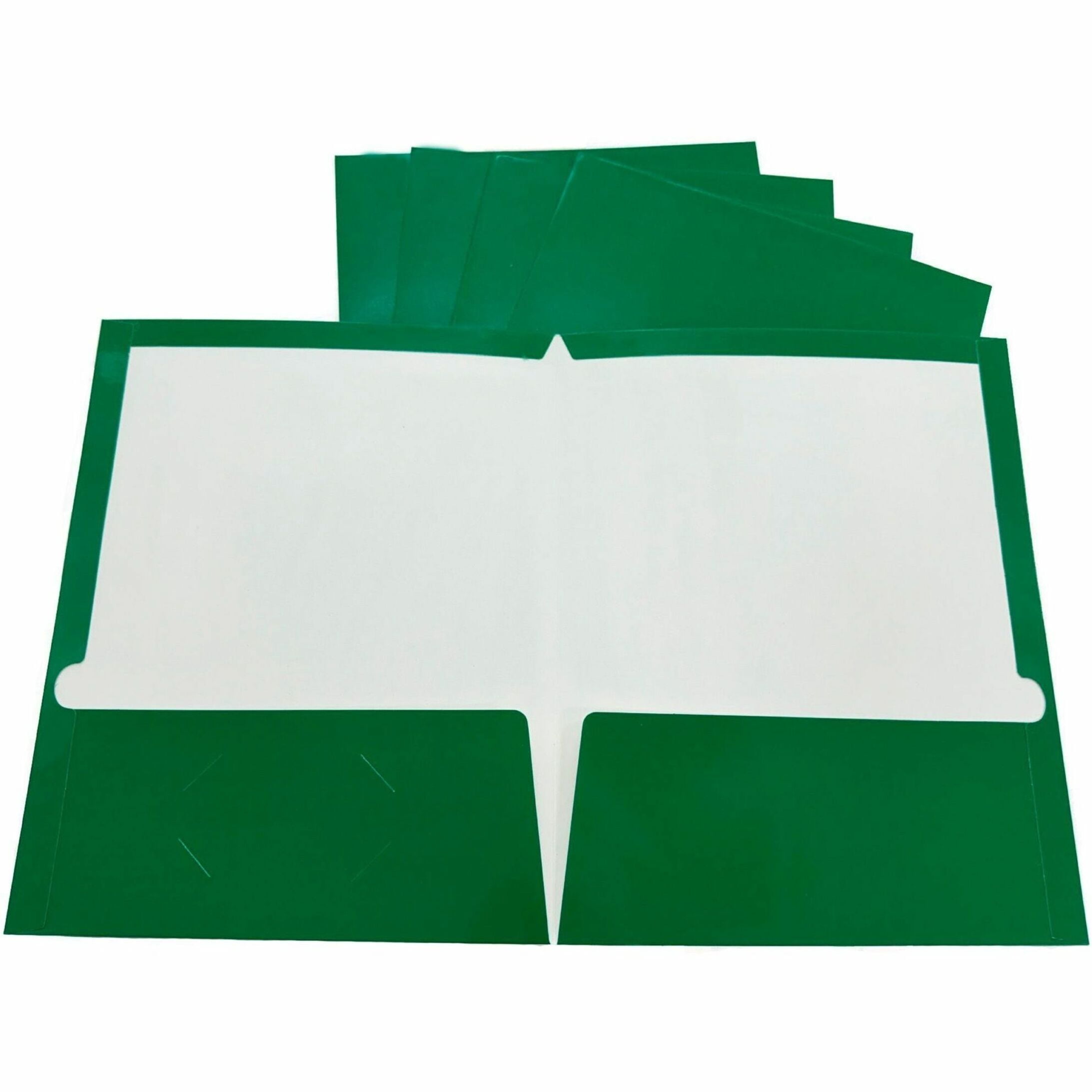 Business Source, BSN44427, Laminated Cover 2-pocket Portfolio, 25
