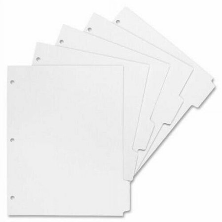 Business Source White Tab Double-reverse Print-on Index