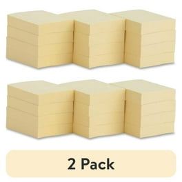 Business Source Yellow Repositionable Adhesive Notes - 3 Business Source Yellow Repositionable Adhesive Notes - 3