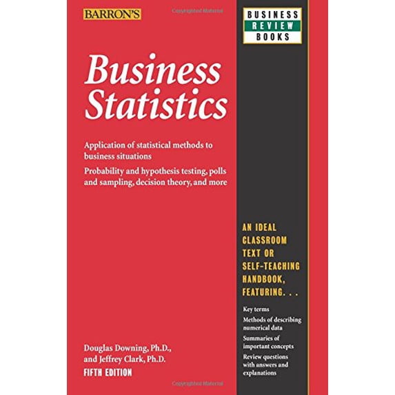 Pre-Owned Business Statistics (Barron's Business Review) (Barron's Business Review Series) (Paperback) 0764142399 9780764142390