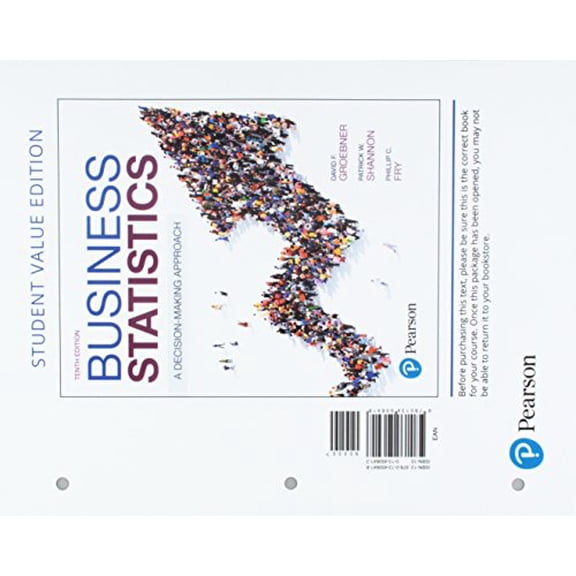 Pre-Owned Business Statistics, Loose-Leaf Edition Plus MyLab Statistics with Pearson eText -- 24 Month Access Card Package