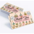 thumbnail image 1 of Business Thank You Cards - 3.5" x 2" Standard Business Card - Set of 50 - Blank Stationery - Beautiful and Minimalist Business Thank You Cards for Under $10!, 1 of 5