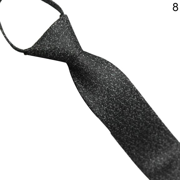 Business Tie Striped Zipper Men Plaid All Match Neck Tie for Wedding